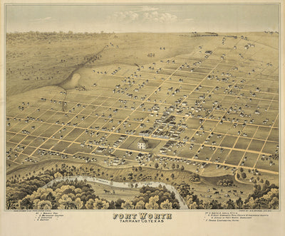 Fort Worth 1876 by D.D. Morse
