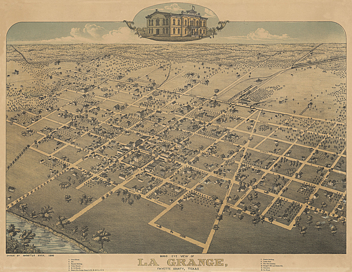 La Grange 1880 by Augustus Koch