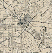 Official map of Dallas County 1886 by Murphy & Bolanz