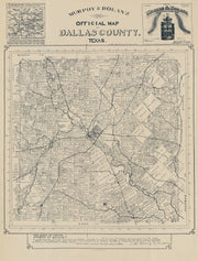 Official map of Dallas County 1886 by Murphy & Bolanz