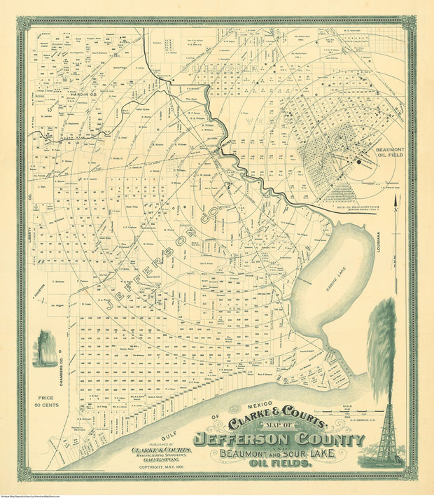 Spindletop: Jefferson Co., Beaumont and Sour Lake Oil Fields 1901