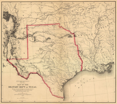 Military Department of Texas, War Dep't 1859
