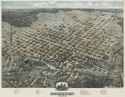 Houston 1873 by Augustus Koch