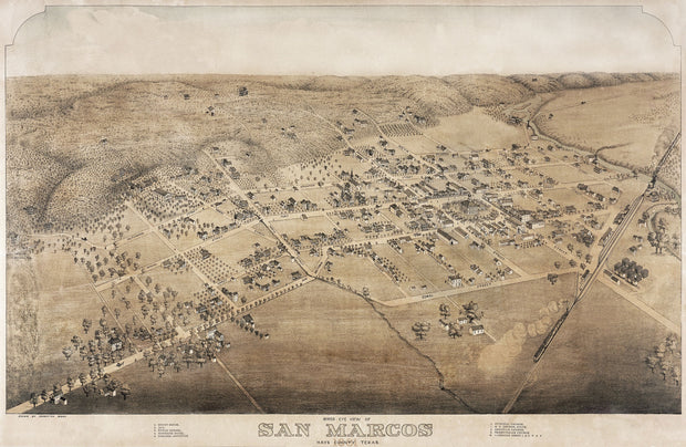 San Marcos 1881 by Augustus Koch