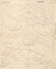 Gatesville (& Killeen) 1886, USGS