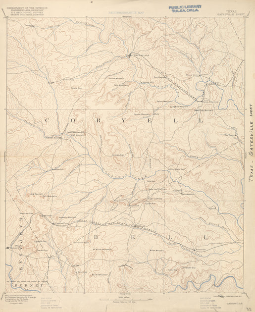 Bell County Historical Topo Maps – Tagged 