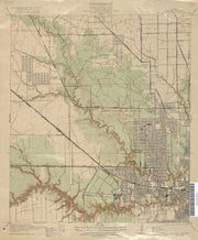 Houston Heights 1915, USGS