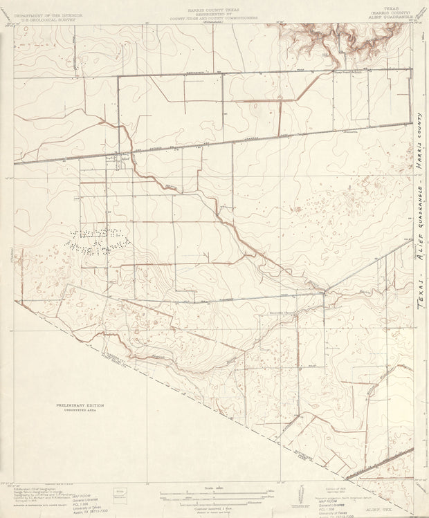 Alief 1915, USGS