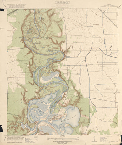 Burnett Bay 1916, USGS