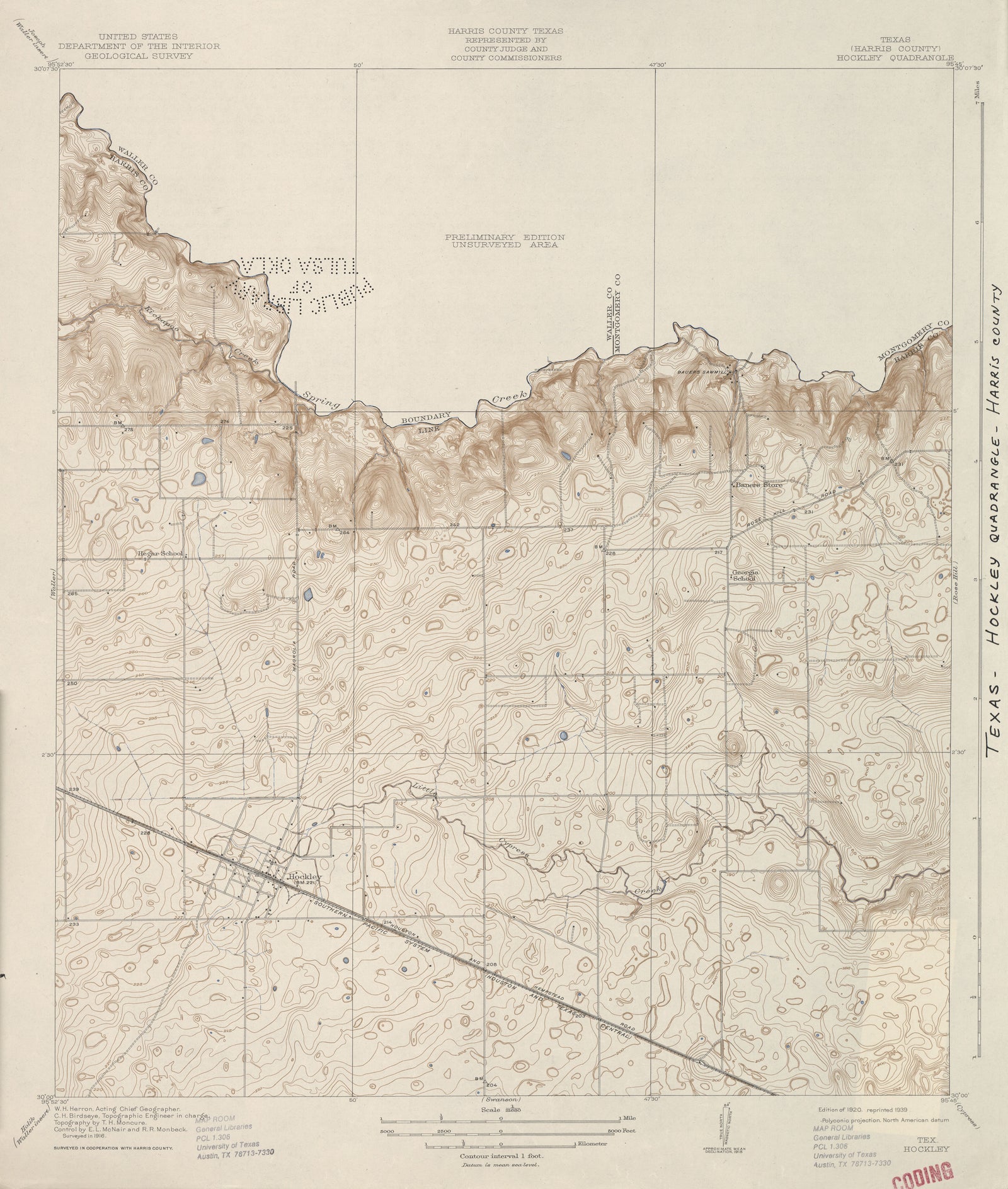 Hockley 1916, USGS