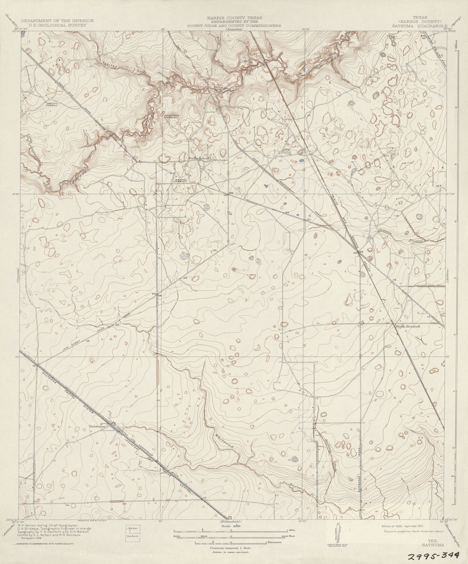 Satsuma 1916, USGS