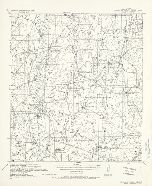 Webb County Texas historical topographic Map – Texas Map Store