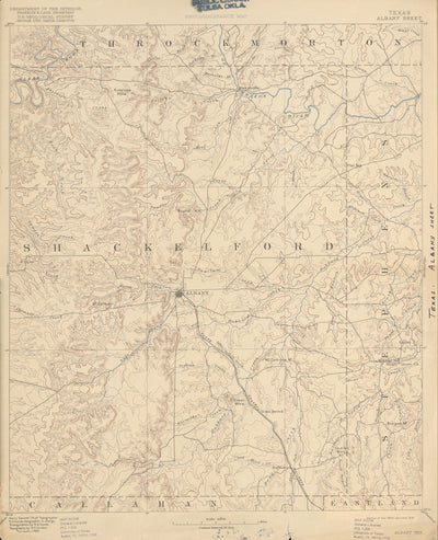 Albany 1889, USGS