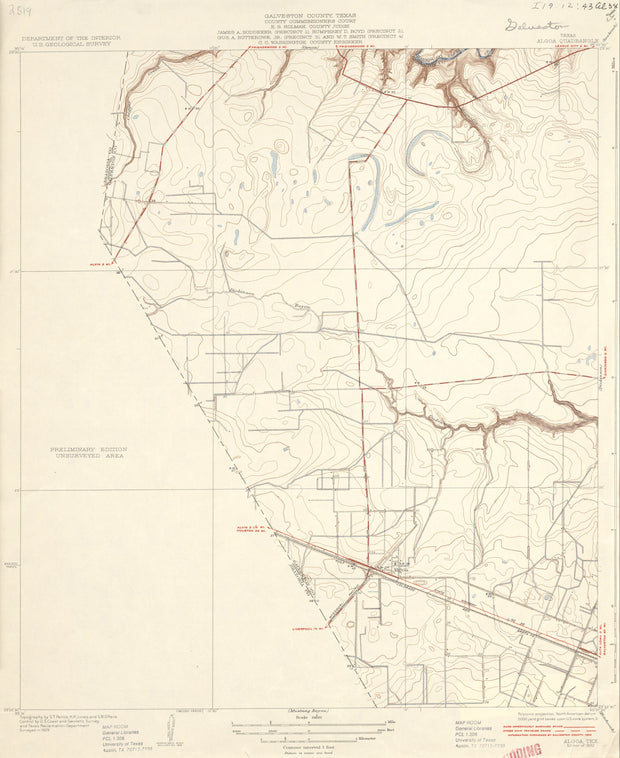 Algoa 1929, USGS