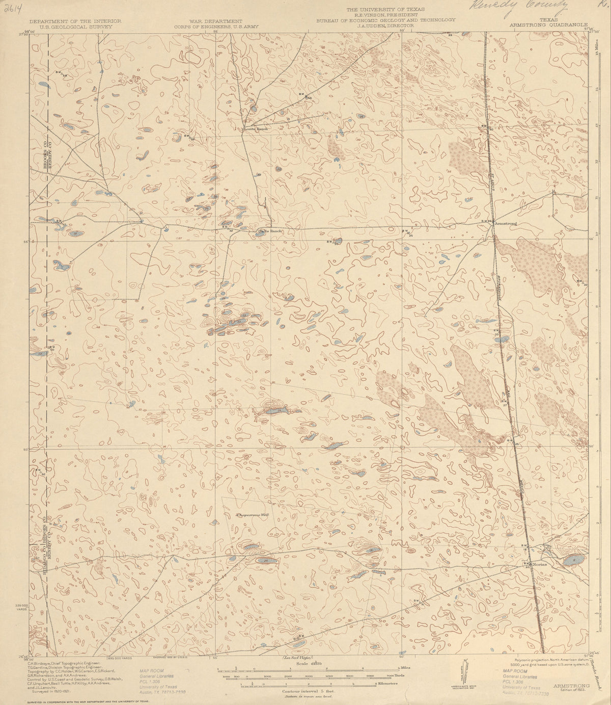 Armstrong 1921, USGS
