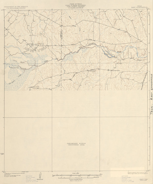Bart 1925, USGS
