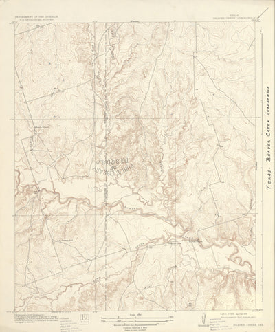 Beaver Creek 1917, USGS