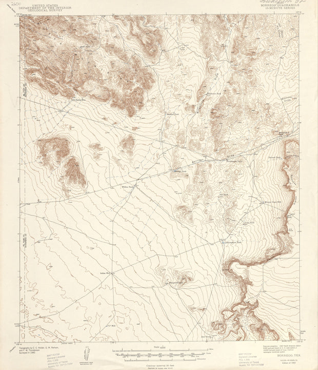 Borrego 1940, USGS