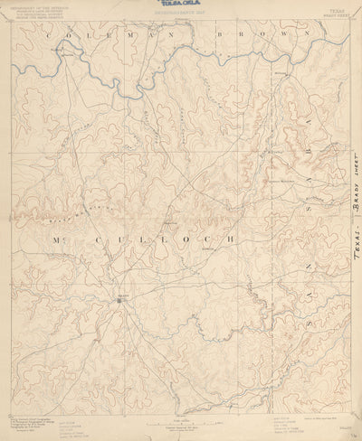 Brady 1886, USGS