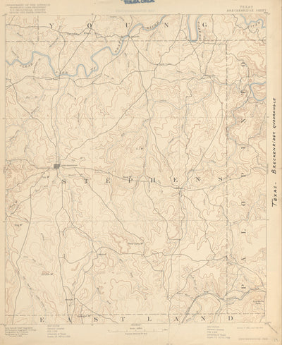 Breckenridge 1888, USGS