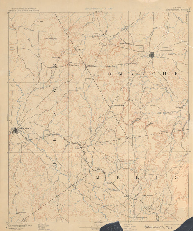 Brownwood 1887, USGS