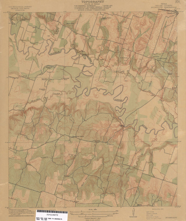 Buckholts 1909, USGS