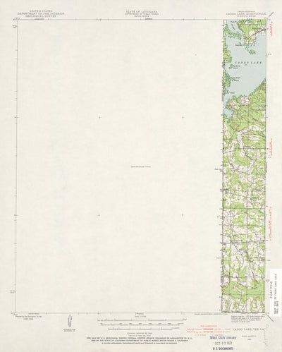 Caddo Lake 1944, USGS