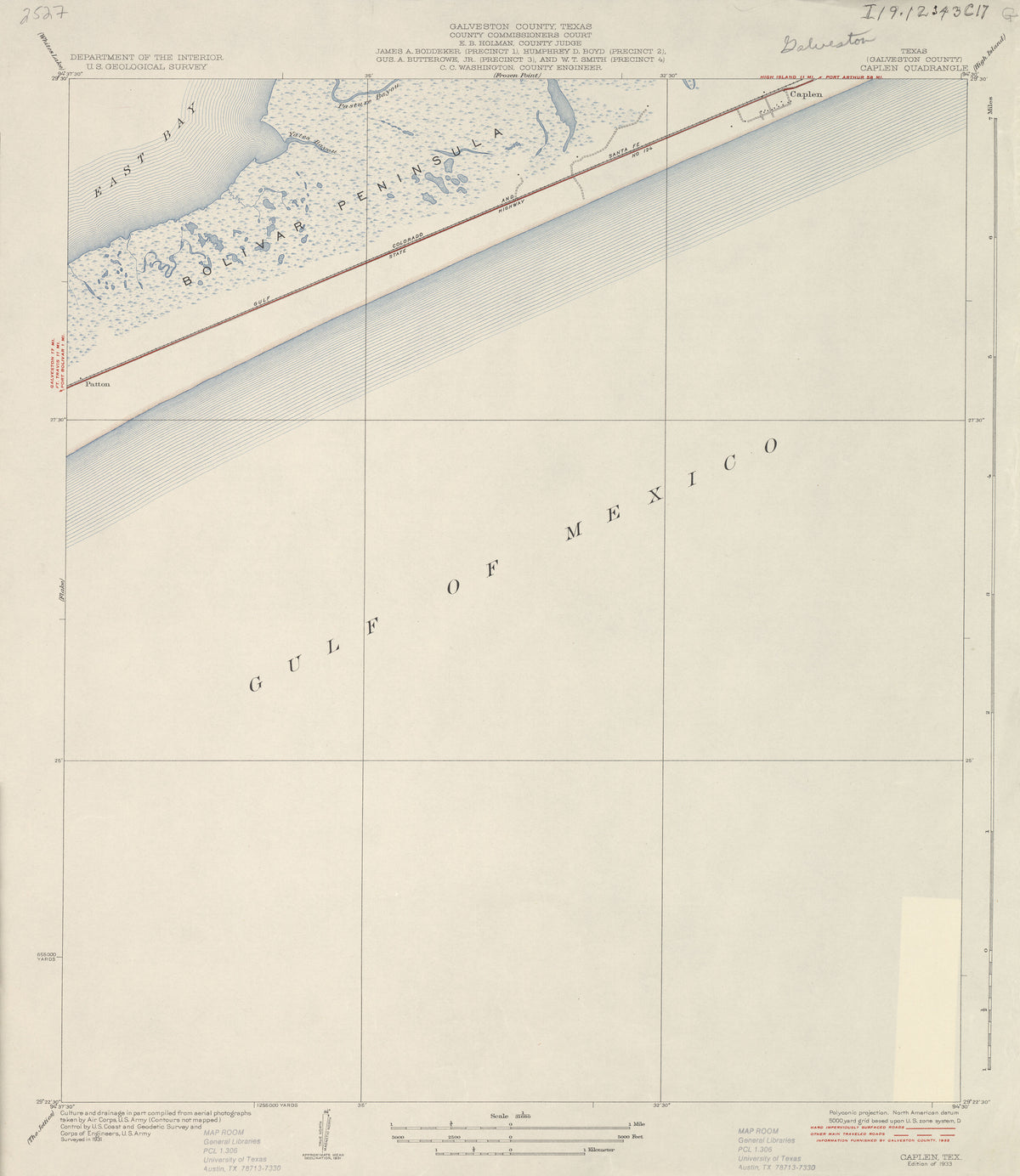 Caplen 1931, USGS