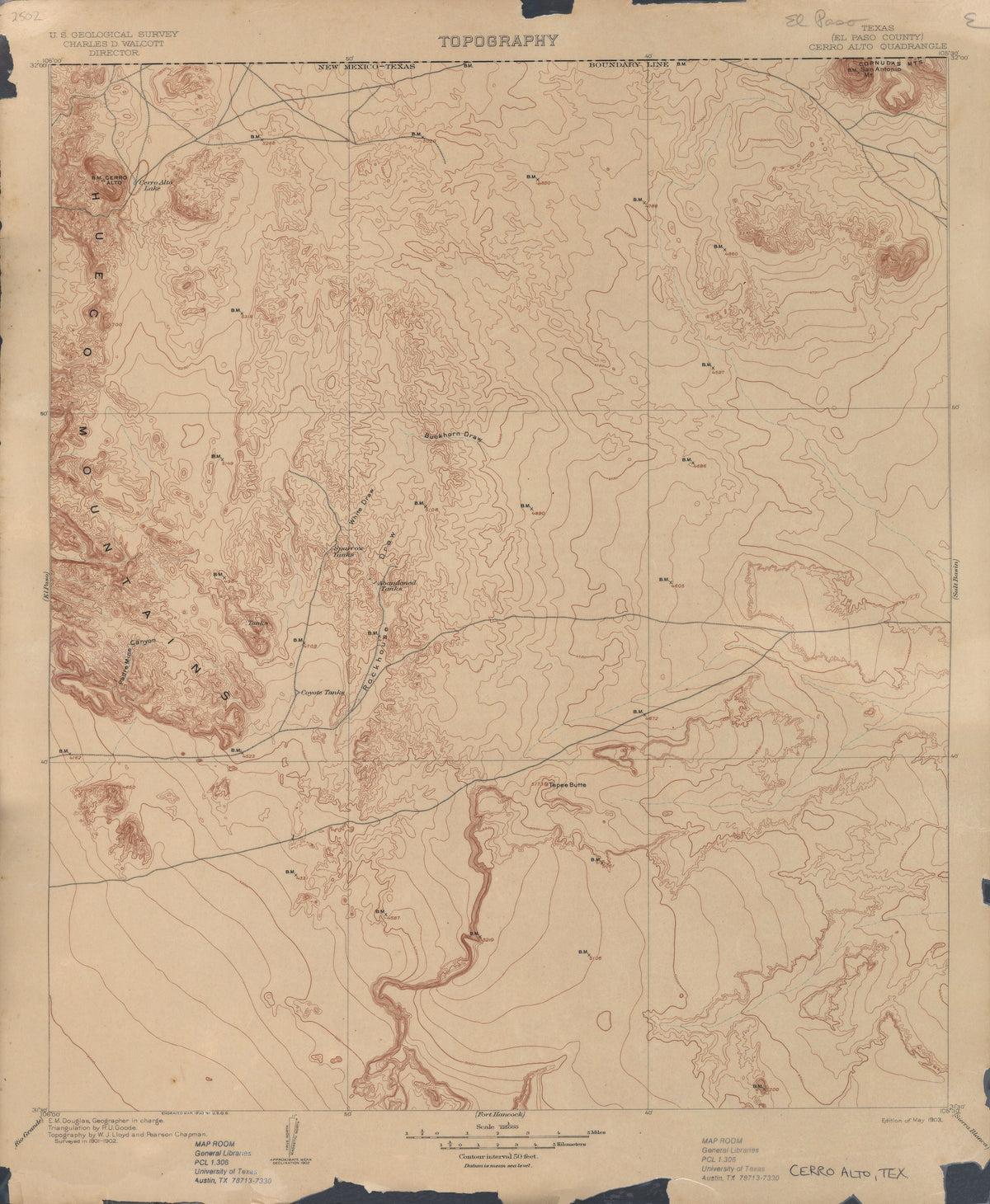 Cerro Alto 1902, USGS