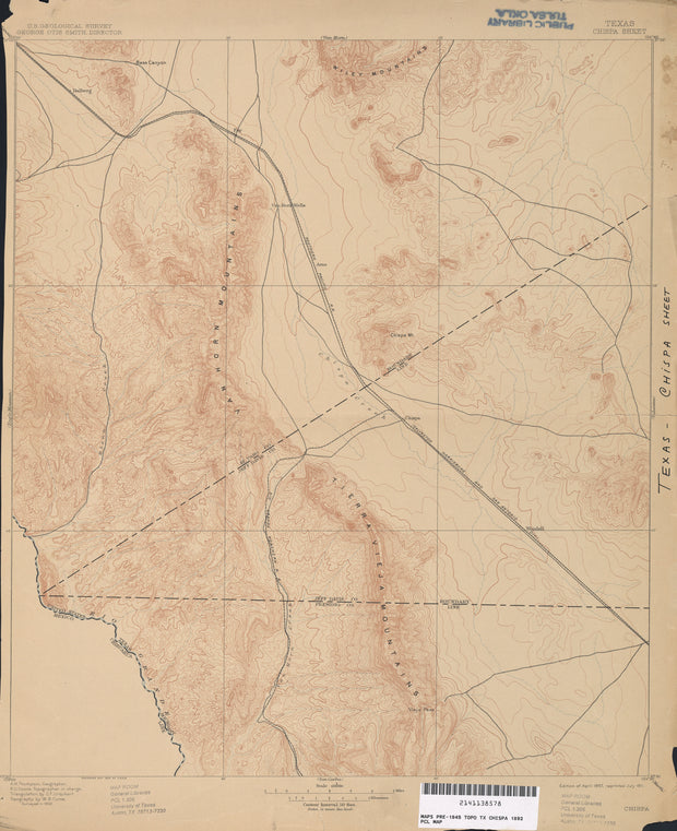 Chispa 1892, USGS