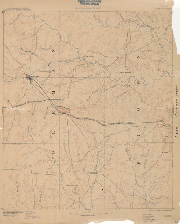 Coleman 1887, USGS