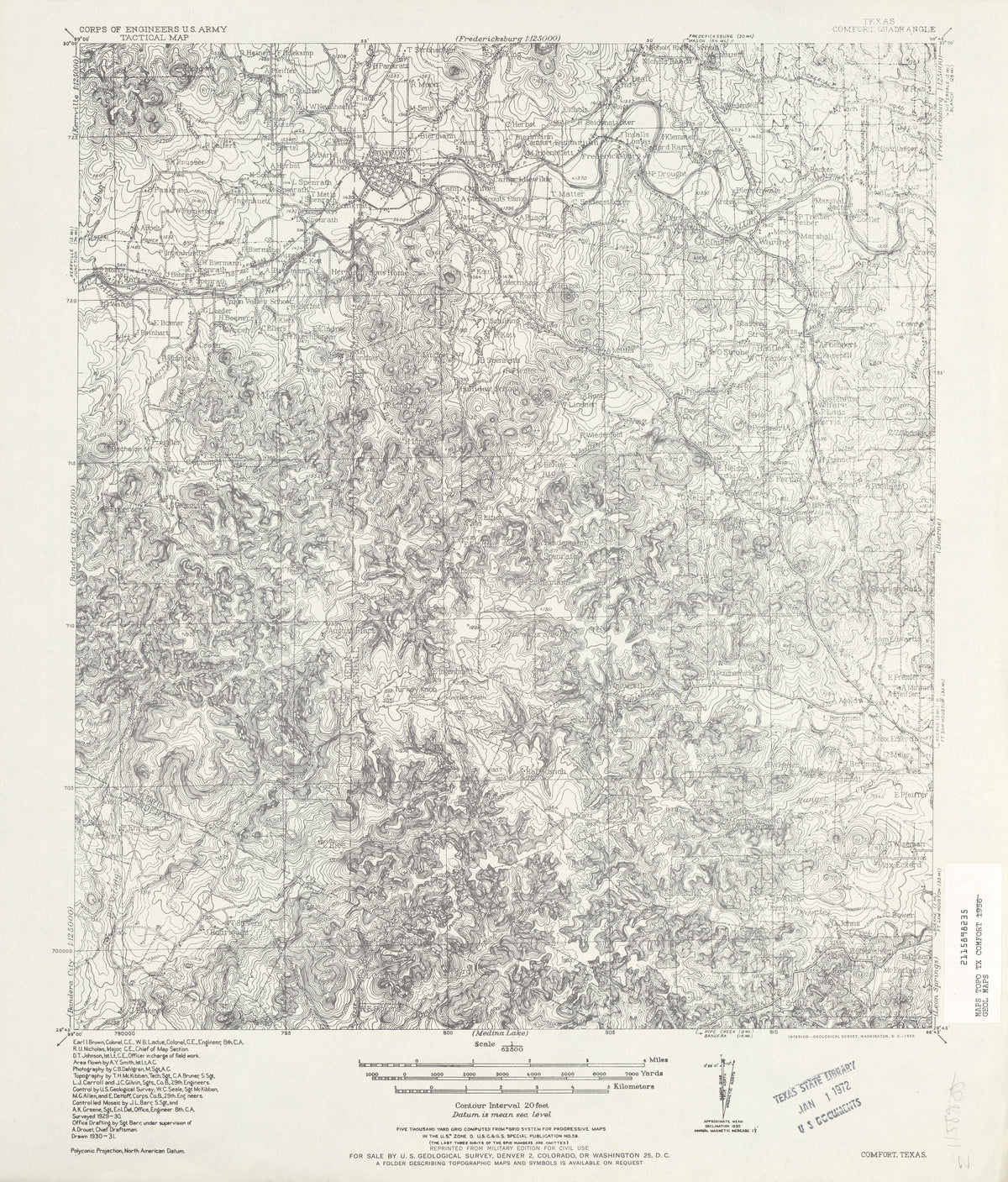 Comfort 1930, US Army Corps of Engineers