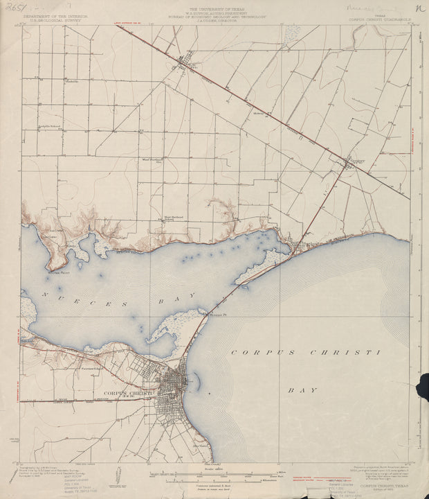 Corpus Christi 1922, USGS