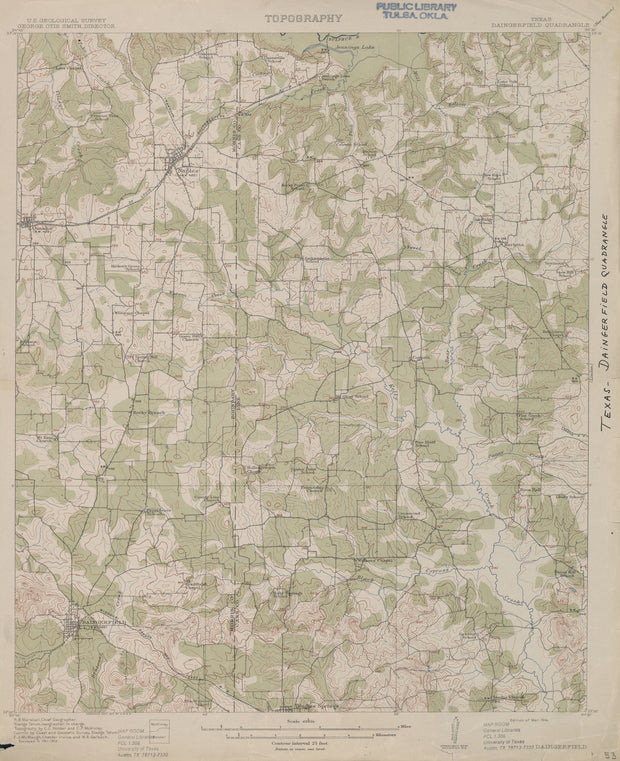 Daingerfield 1912, USGS