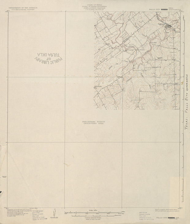 Falls City 1925, USGS