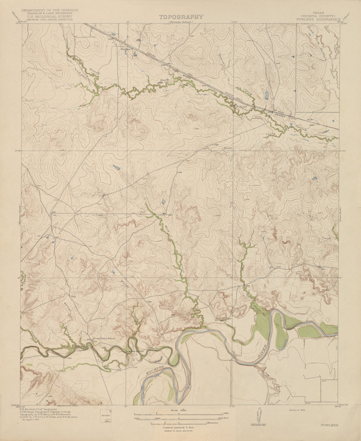 Fowlkes 1916, USGS