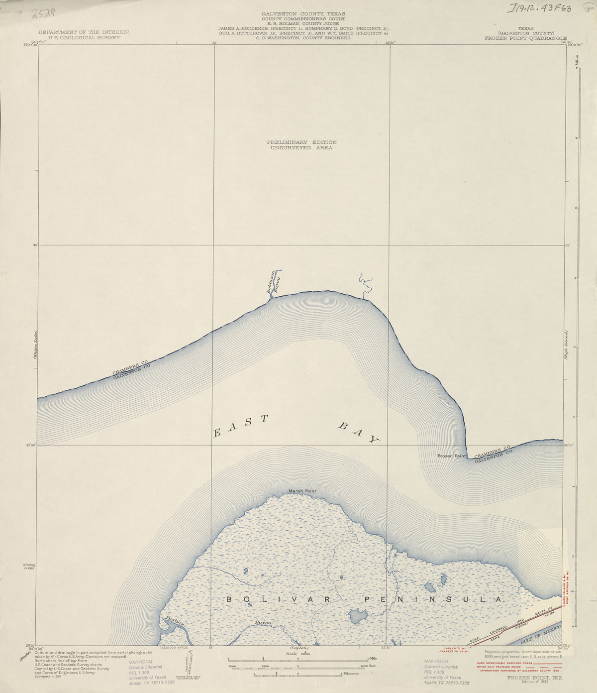 Frozen Point 1931, USGS