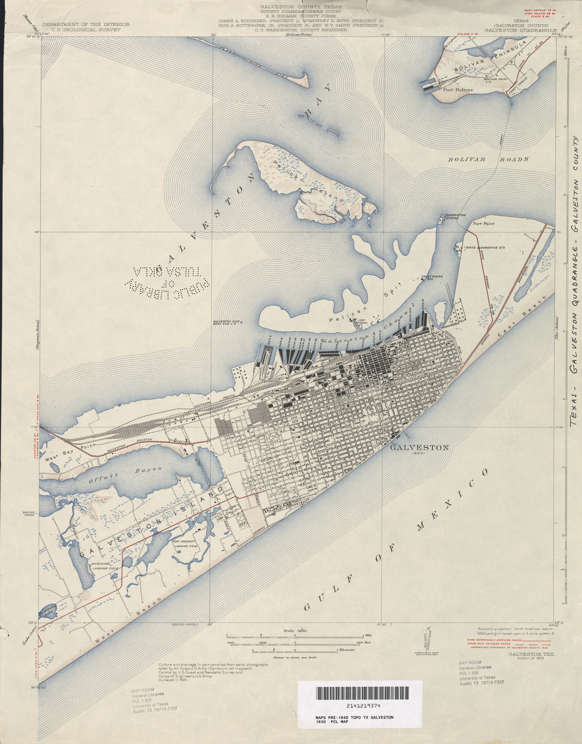 Galveston 1930, USGS