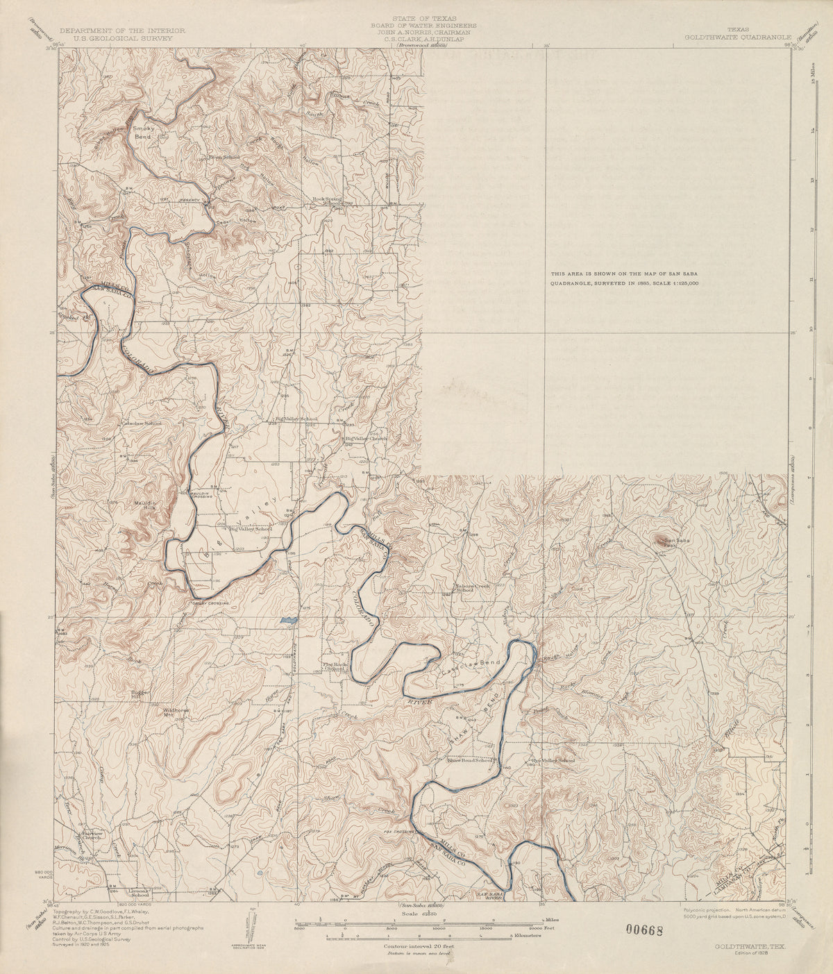 Goldthwaite 1925, USGS