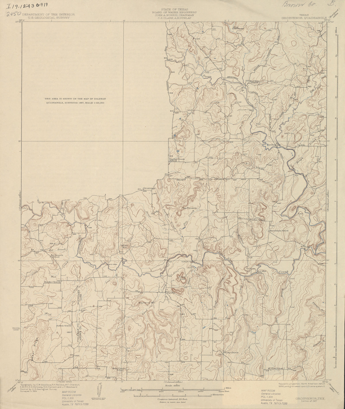 Grosvenor 1924, USGS