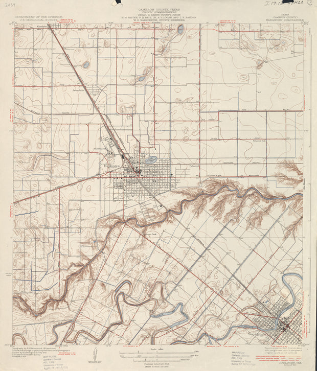 Harlingen 1929, USGS