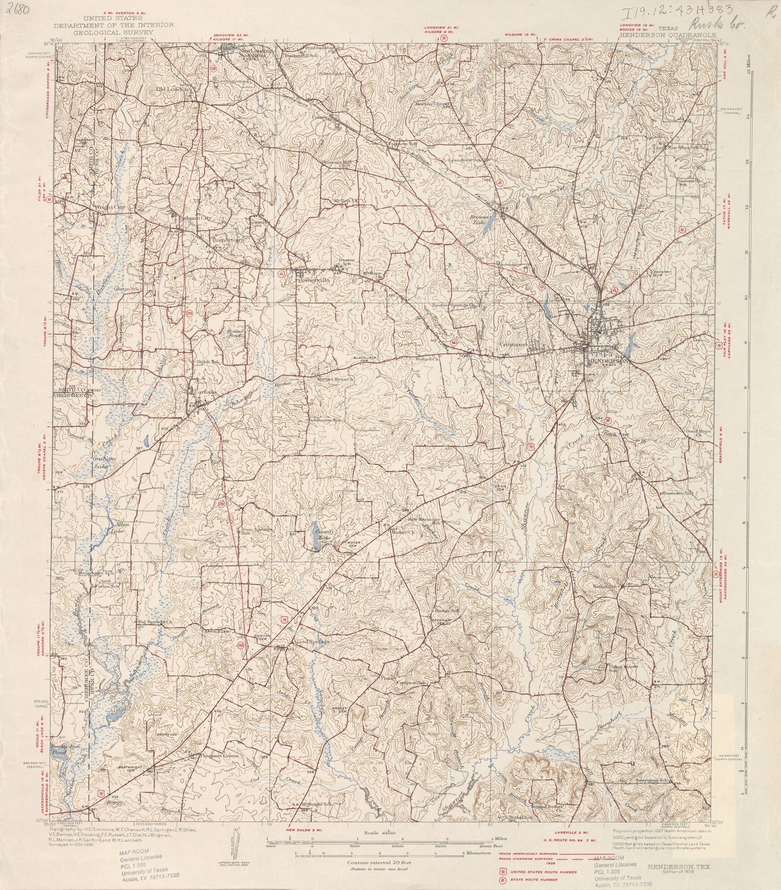 Henderson 1935, USGS