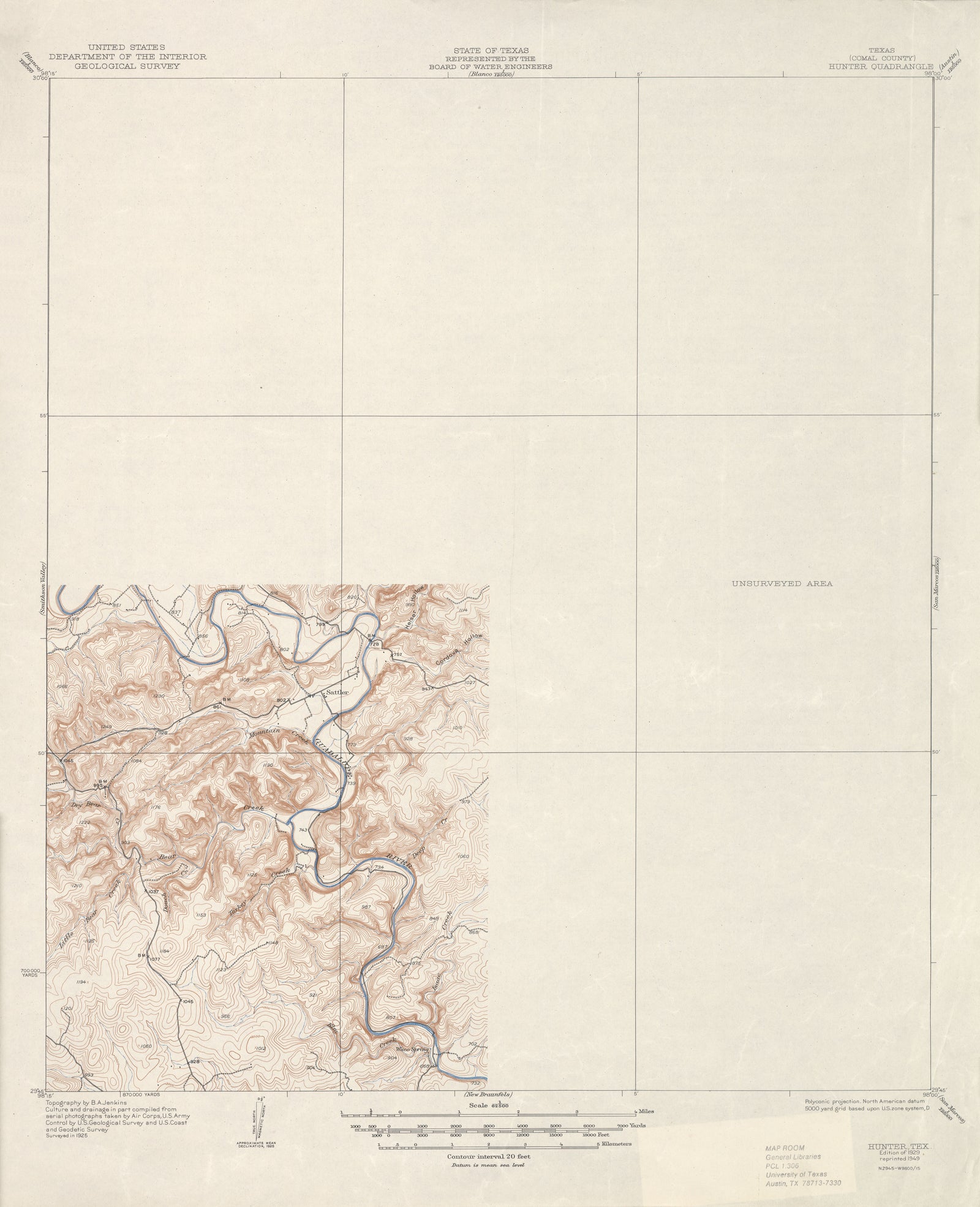 Hunter 1925, USGS