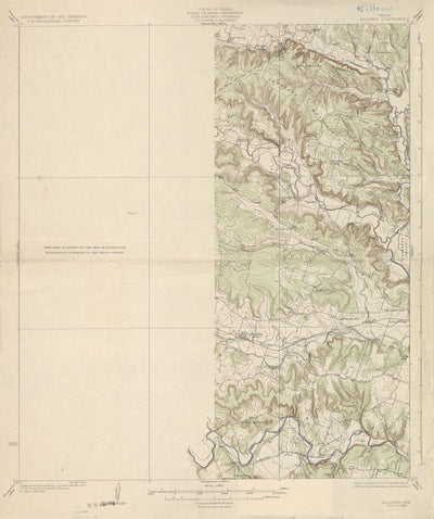 Killeen 1924, USGS