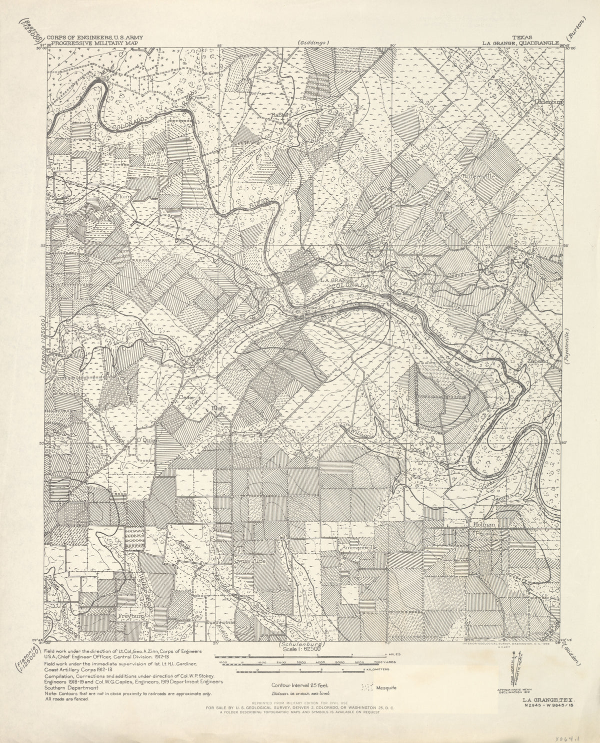 La Grange 1919, US Army Corps of Engineers
