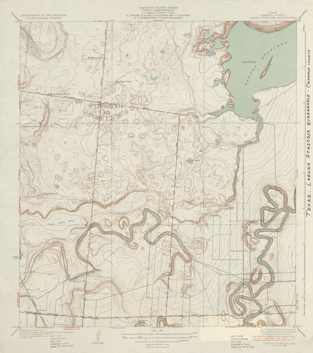 Laguna Atascosa 1930, USGS
