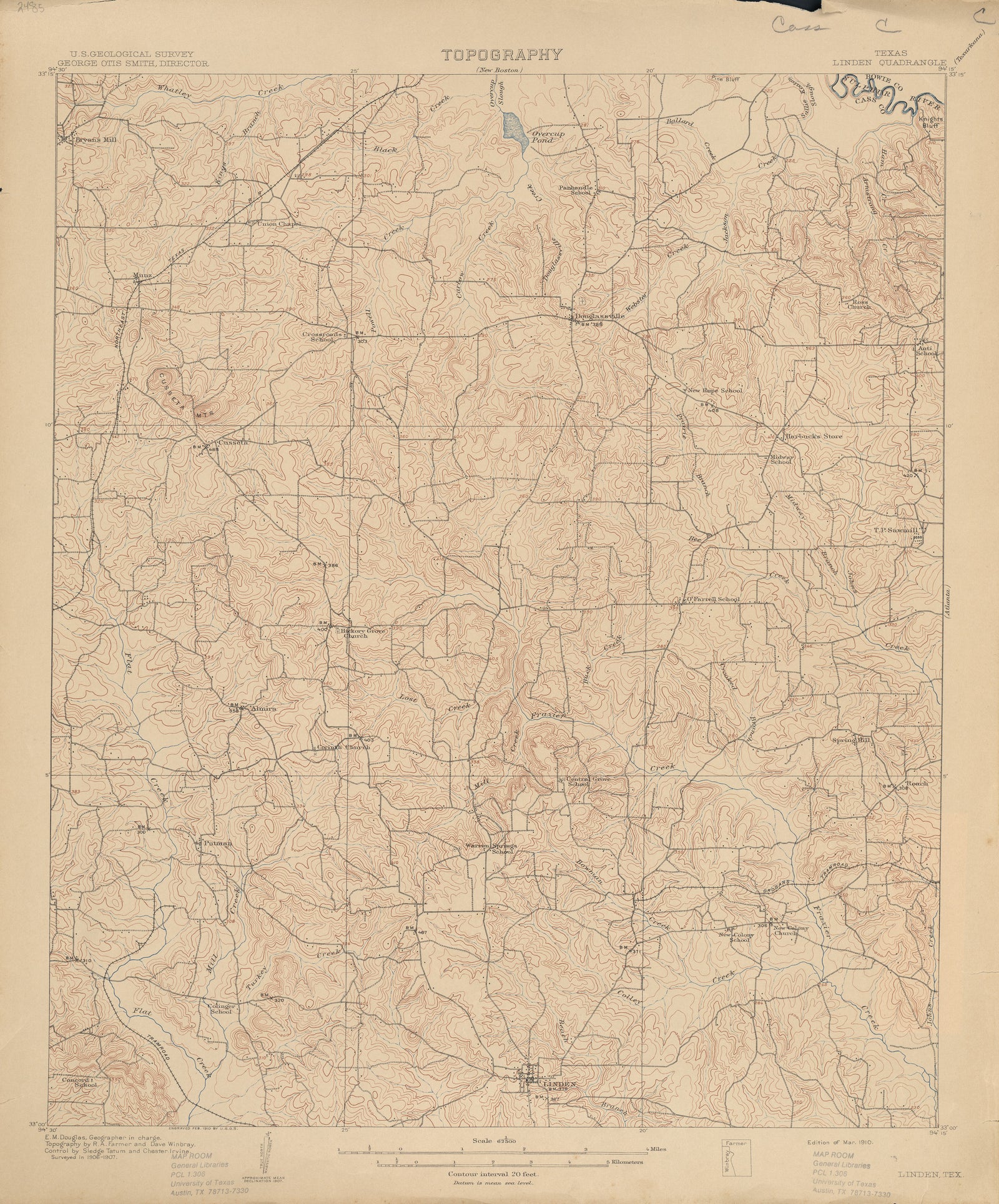 Linden 1907, USGS