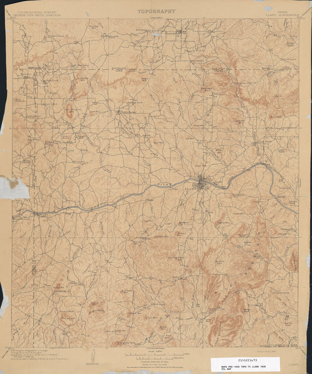 Llano 1909, USGS