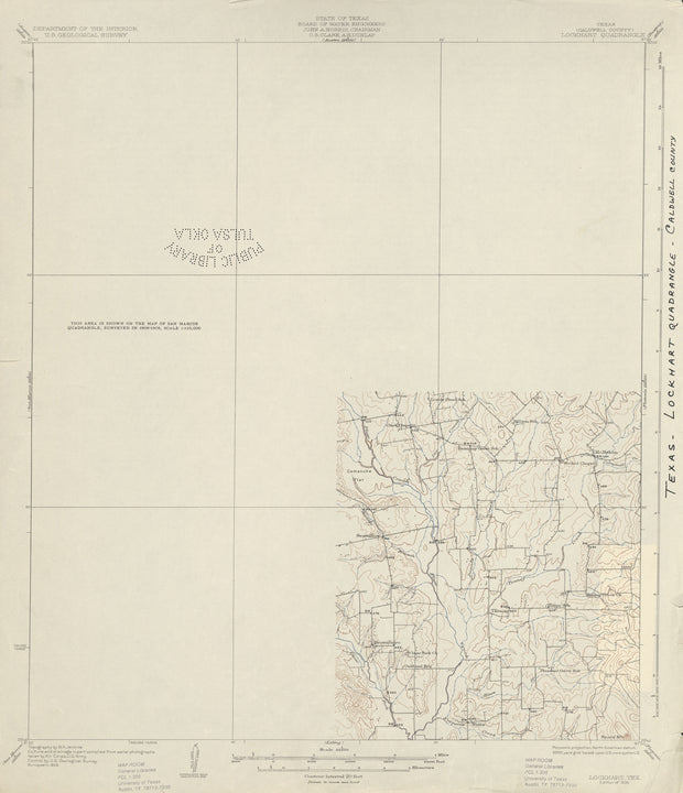 Lockhart 1925, USGS