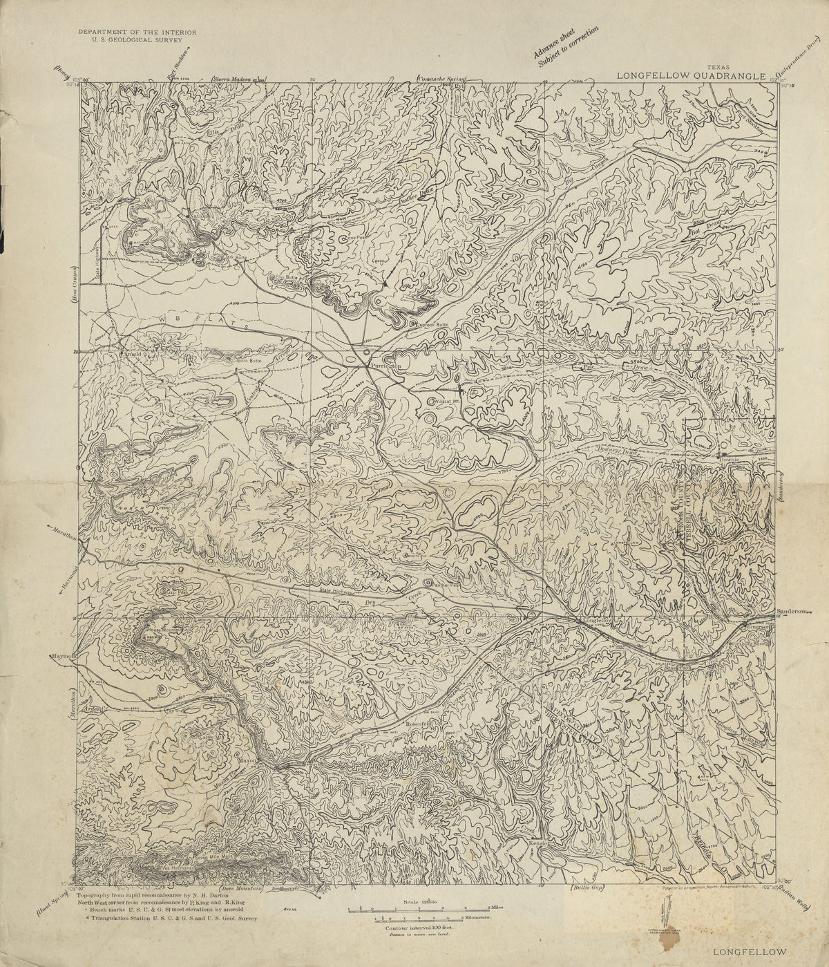 Longfellow 1920(?), USGS